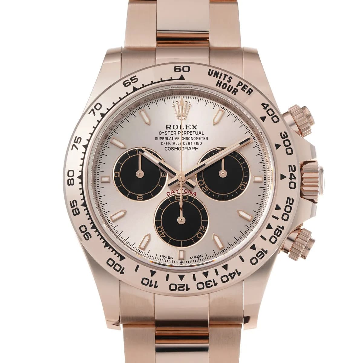 Rolex Cosmograph Daytona 126505 40mm Rose Gold Black Wristwatch #WW068
