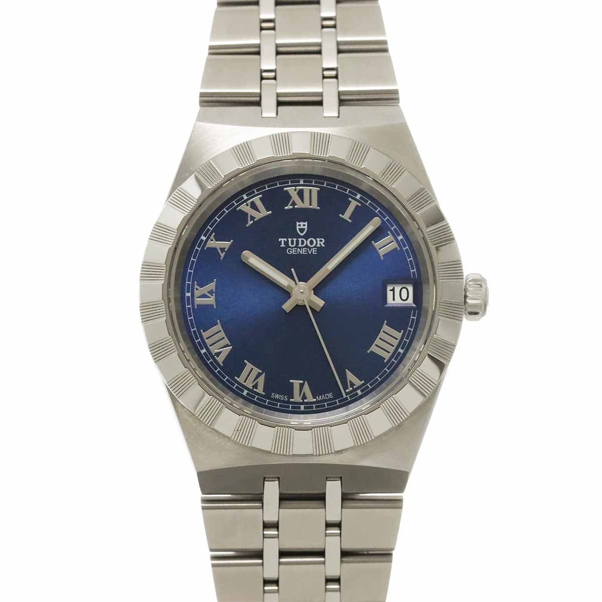 TUDOR Royal 28400 Automatic Date Blue Dial Boys Watch 90338702