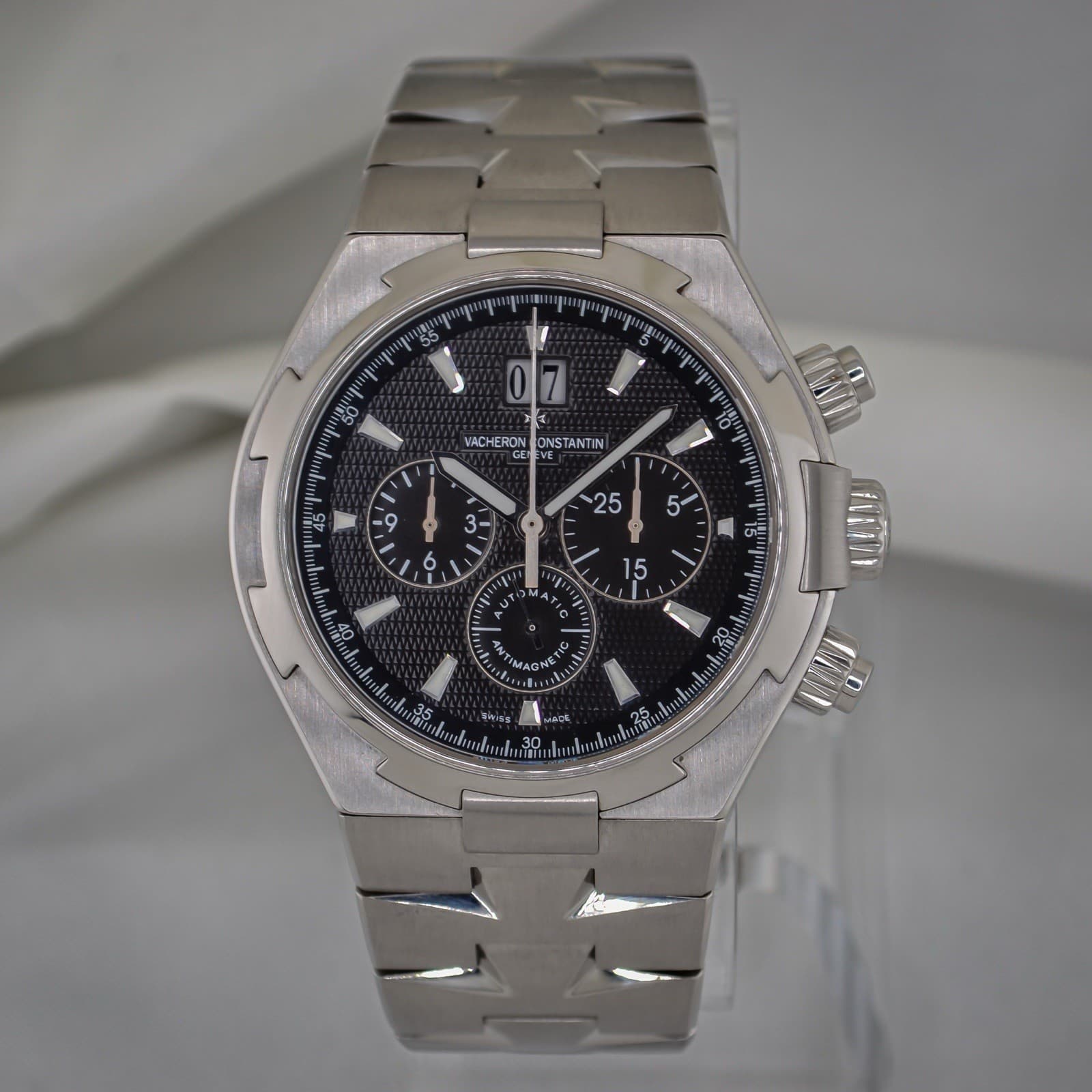 Vacheron Constantin Overseas Chronograph 49150 Black Dial Box Papers 2013