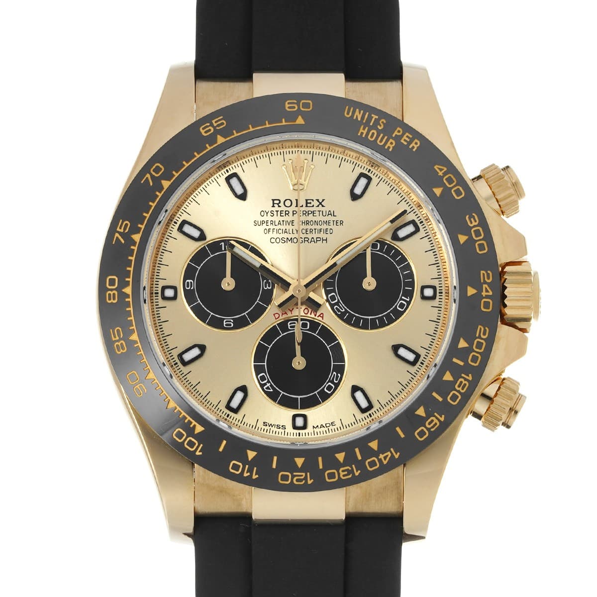 ROLEX Cosmograph Daytona 116518LN Champagne/black WATCH 730017