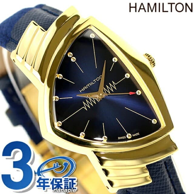 Hamilton Ventura 32mm Quartz Watch Brand Men's HAMILTON H24301941 Analog Blue Sw