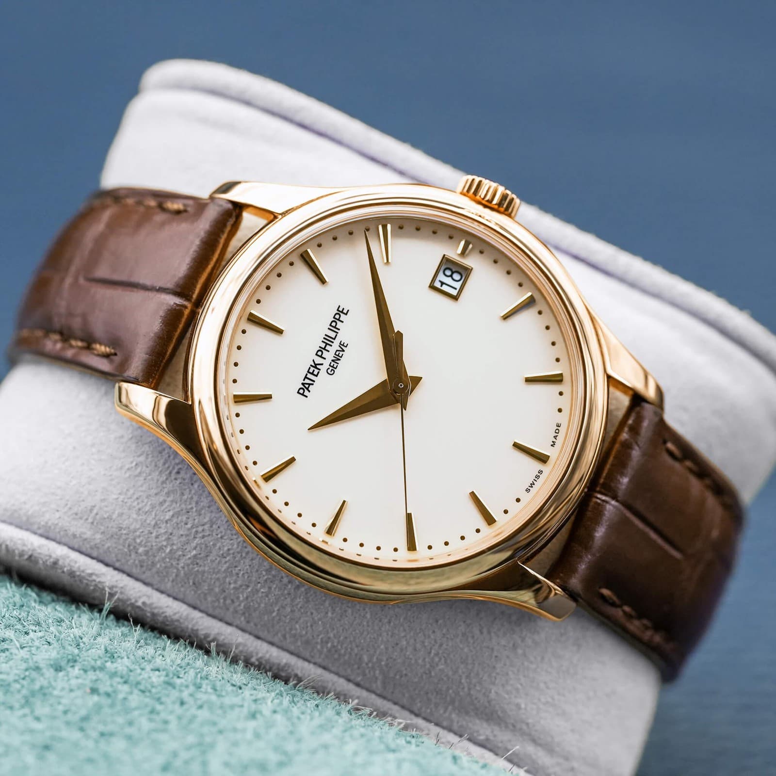 Patek Philippe Calatrava 5227J Ivory Dial 39mm 2019 Box & Papers