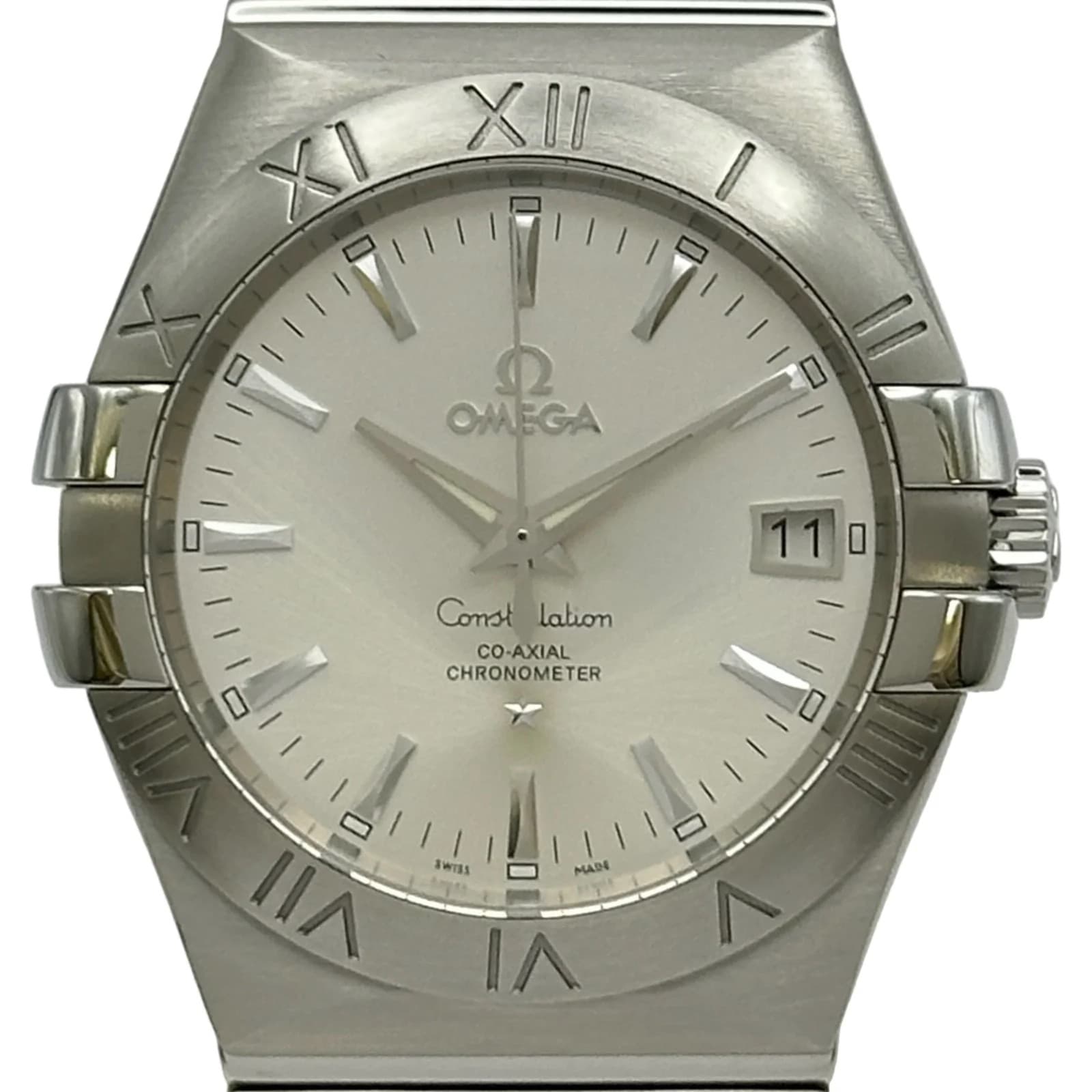OMEGA Constellation Co-axial Chronometer 123.10.35.20.02.001 Silver Used