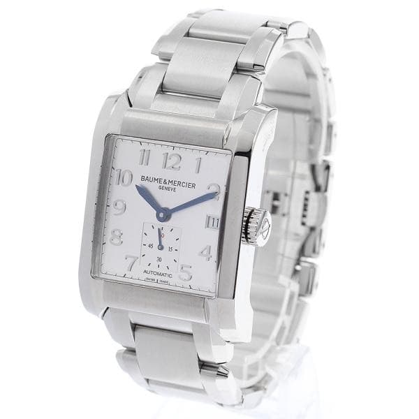 BAUME & MERCIER HAMPTON 65697 M0A10048 32mm SS Silver #C24697