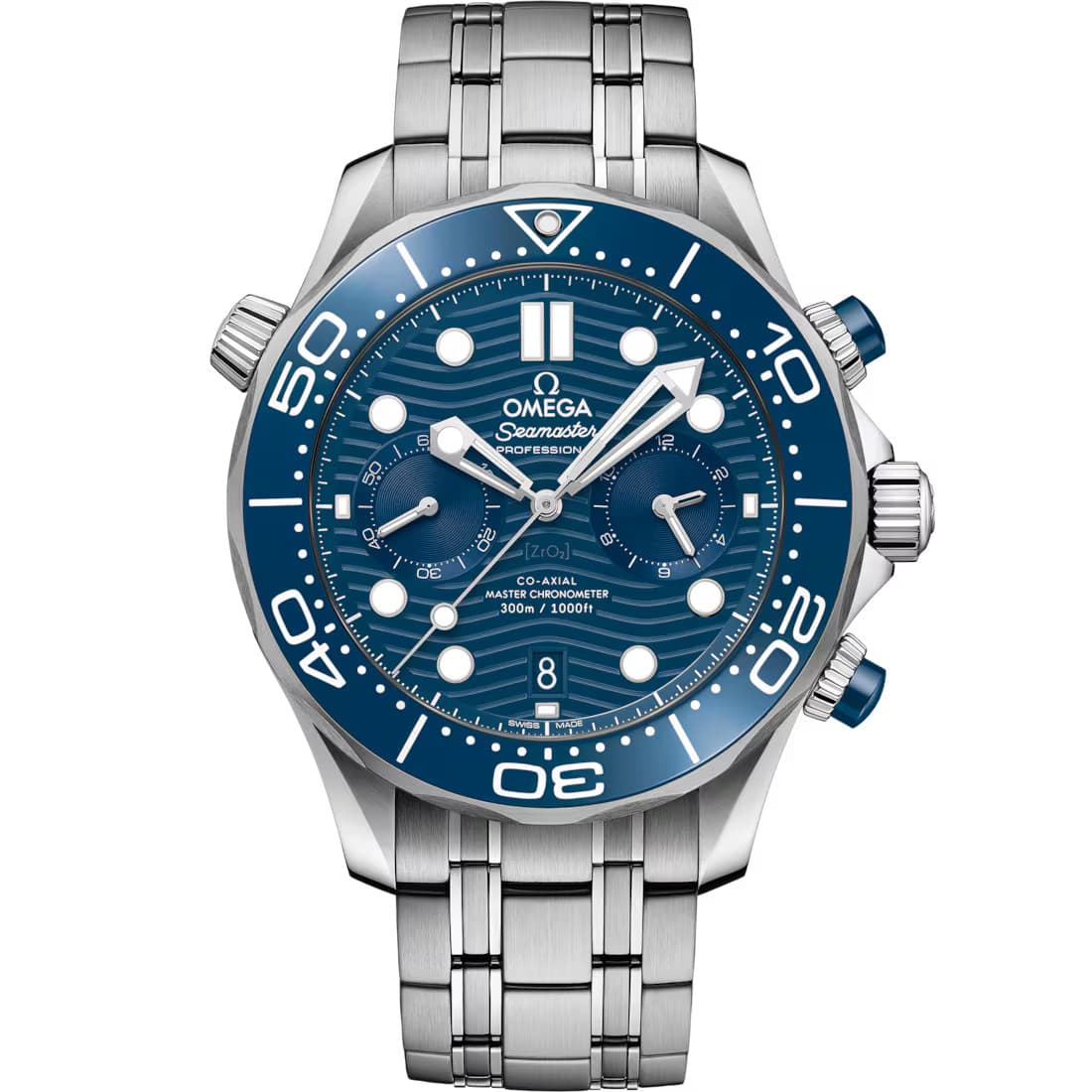 Omega Seamaster Diver 300M 44 MM Stainless Blue Dial Watch 21030445103001
