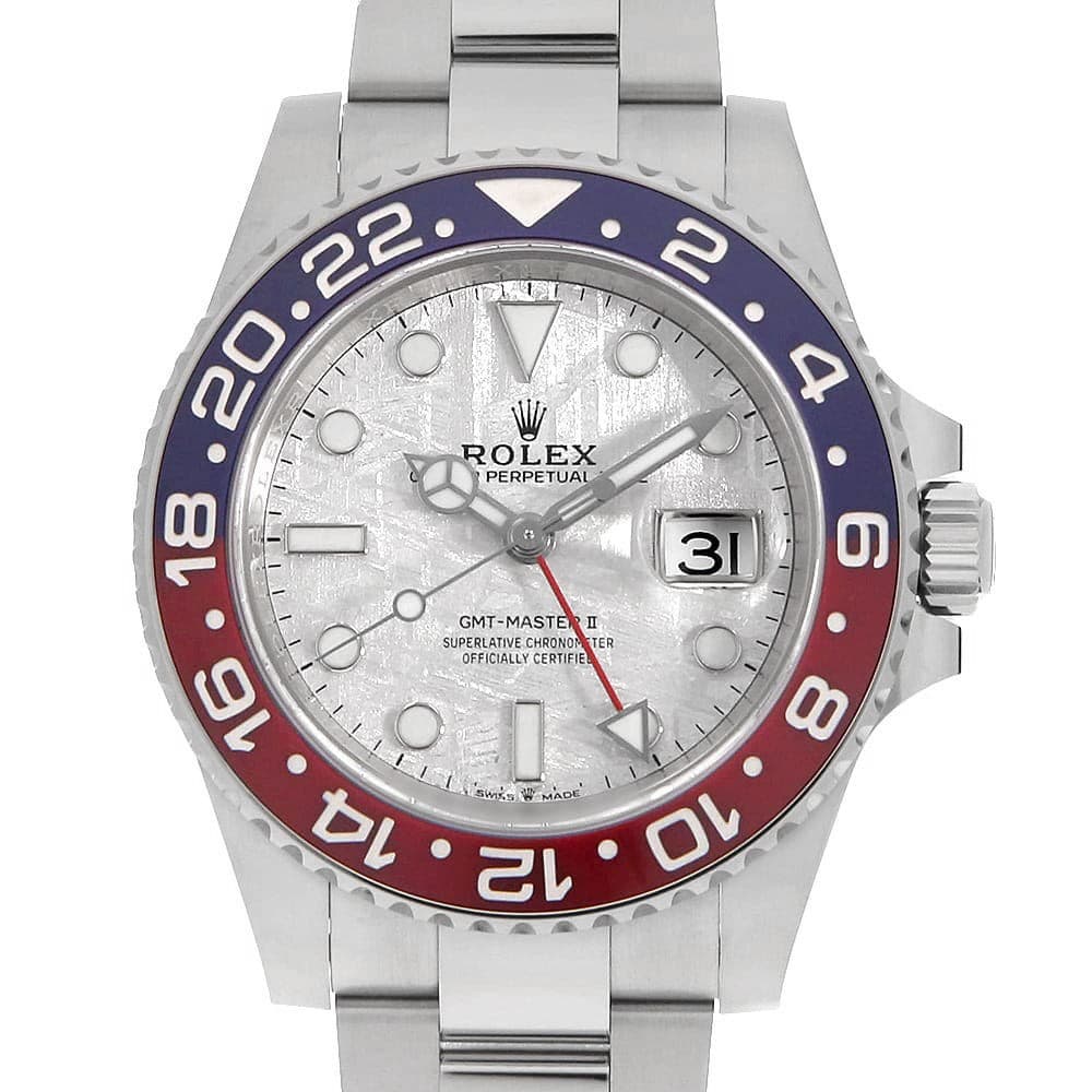 ROLEX GMT Master II 126719BLRO METEO Meteolite Random Number second hand mens
