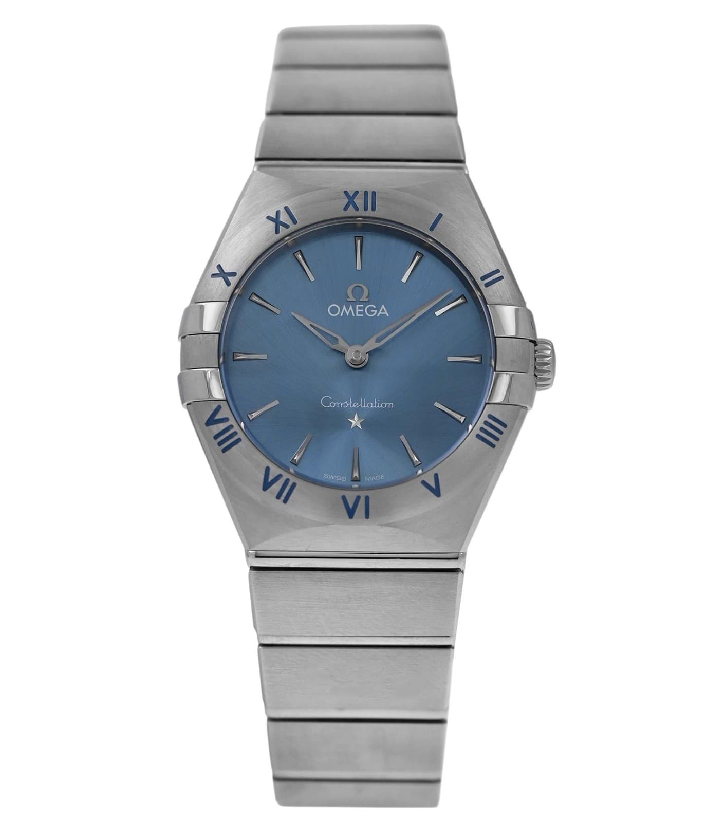 Omega Constellation 131.10.28.60.03.001 Blue Dial Steel 28MM Ladies Full Set