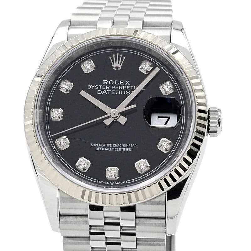 Rolex Datejust Date 126234G Black TO332808