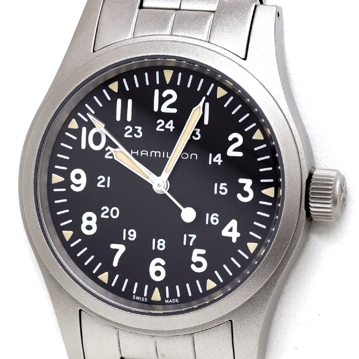 Hamilton Khaki Field H69439131 Men's Hand-Wound Watch Working