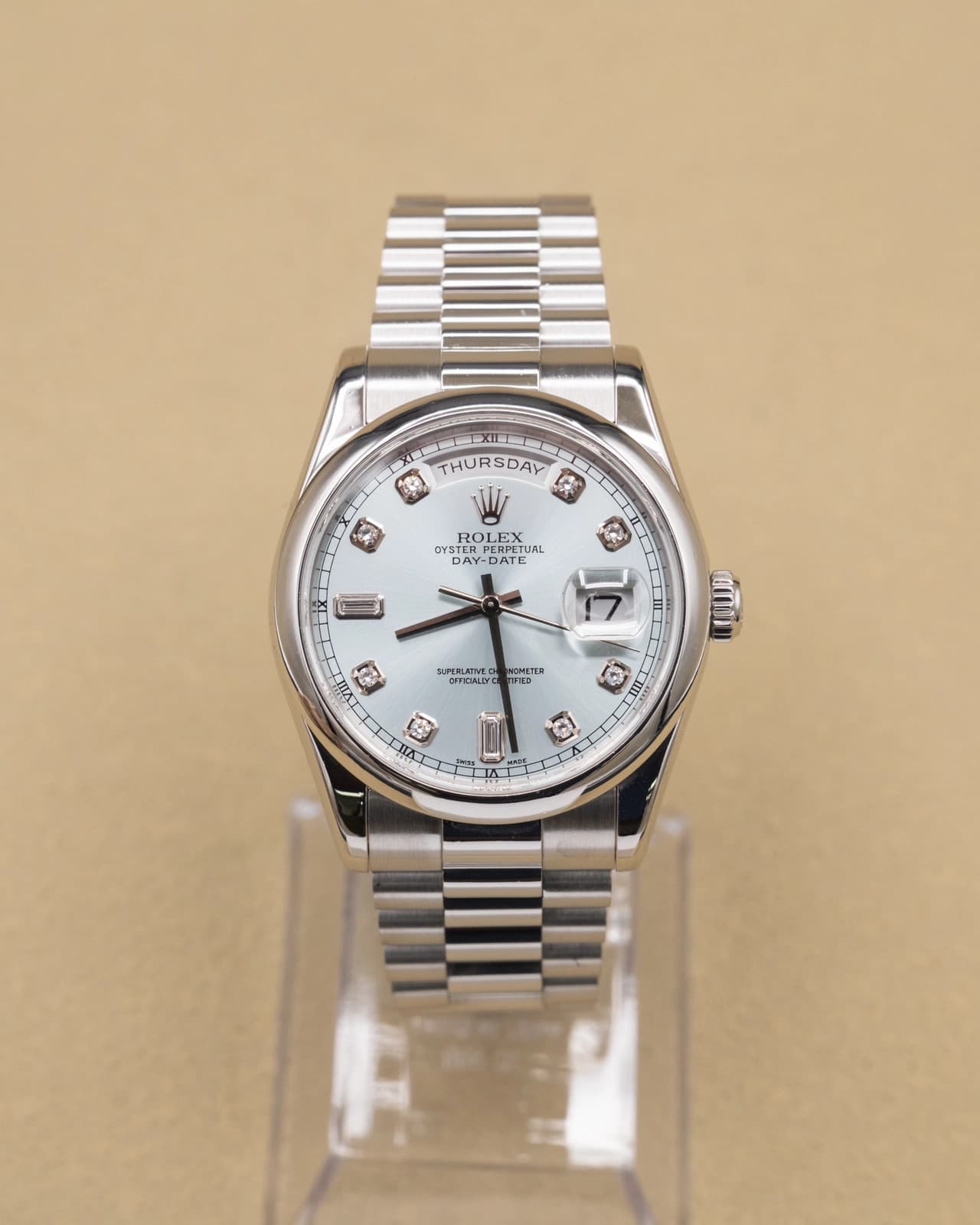2008 Rolex Glacier Blue Dial Complete 118206
