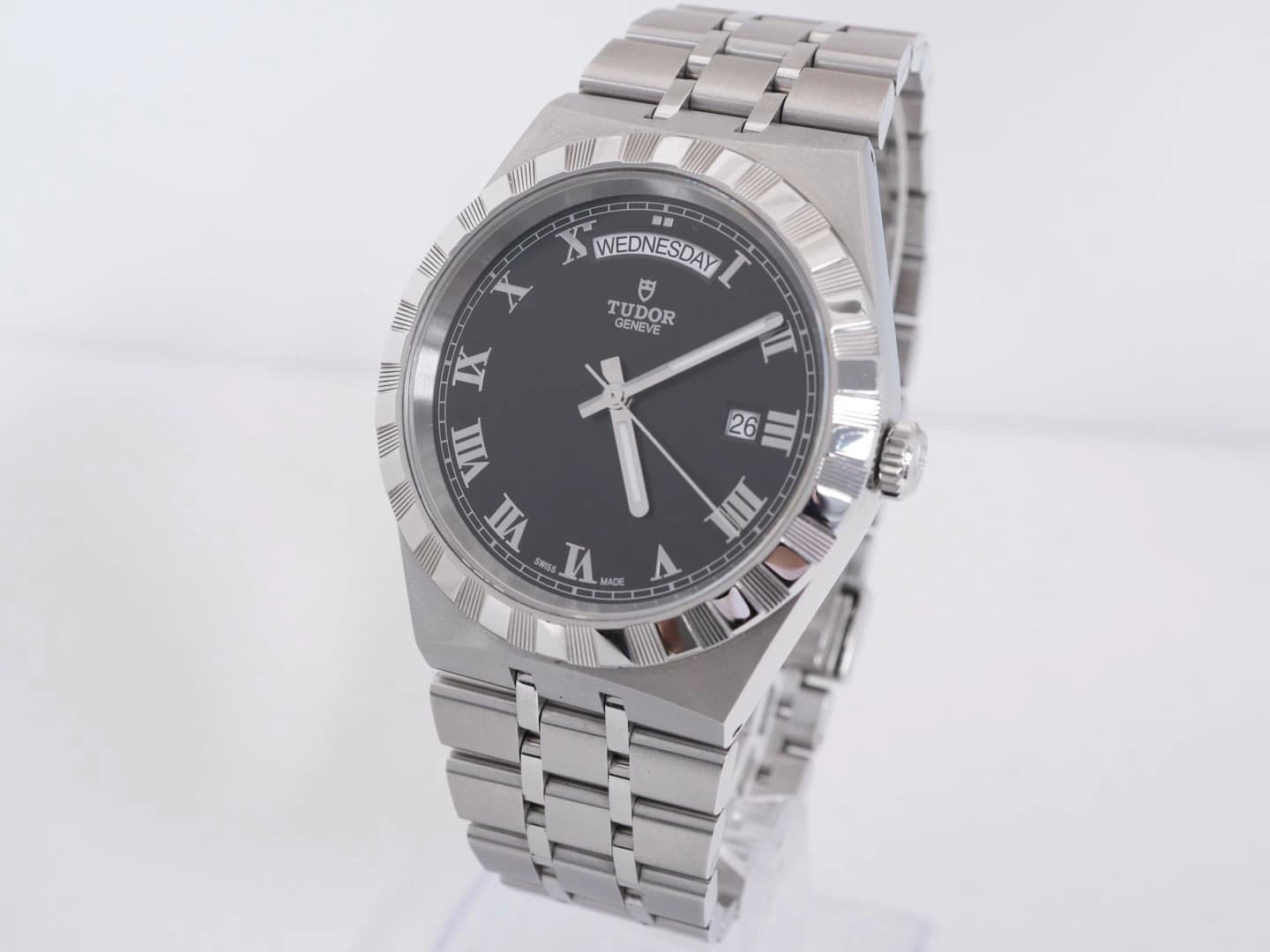 Tudor Royal 41 Day-Date 28600 Stainless Steel 41mm Black Dial Automatic #WJW204