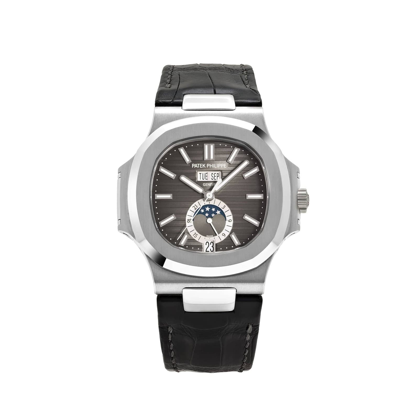 Patek Philippe Nautilus 5726A-001 Annual Calendar Moon Phases Stainless Steel