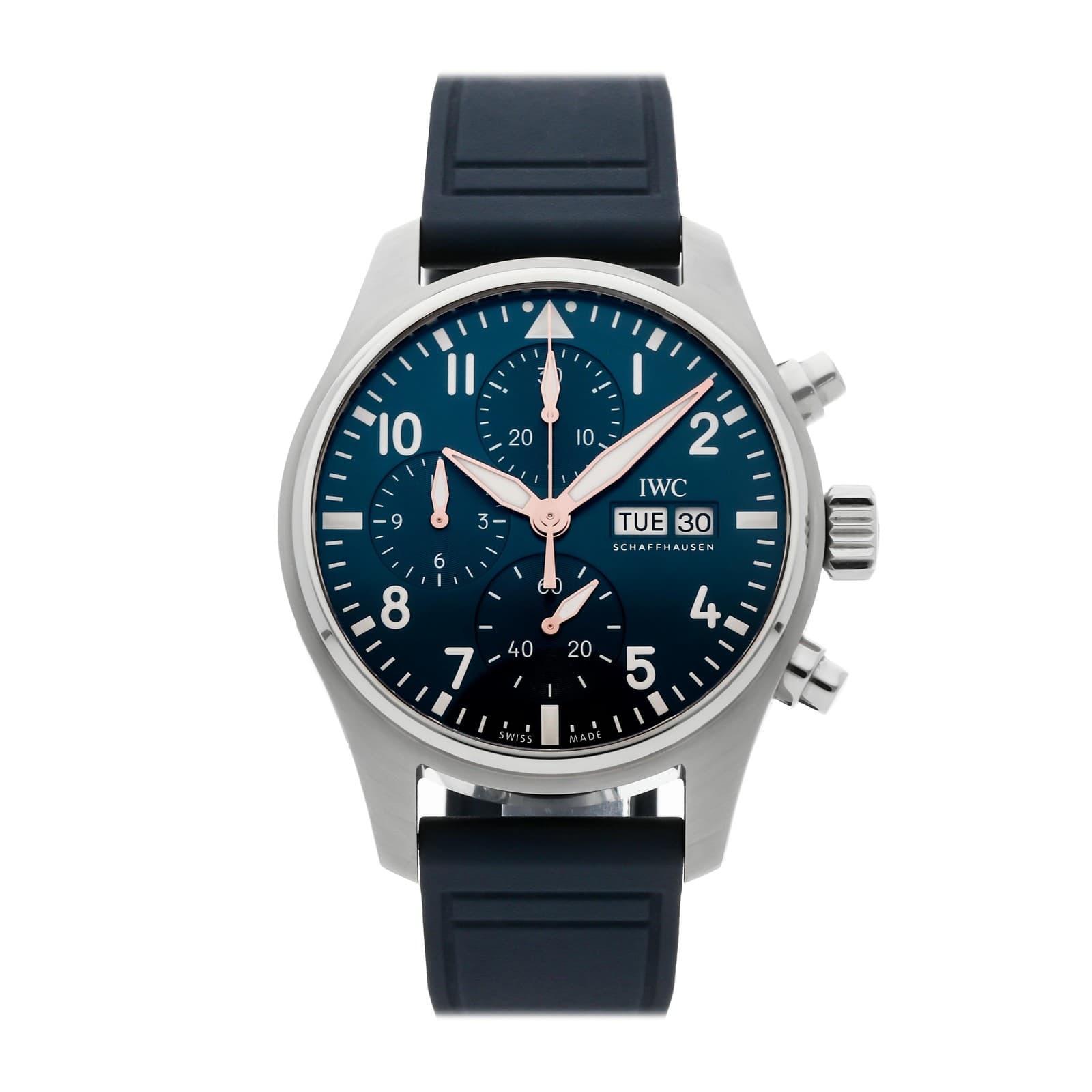IWC Pilot's Watch Chronograph "Le Petit Prince" Steel Auto 41mm Strap IW3881-20