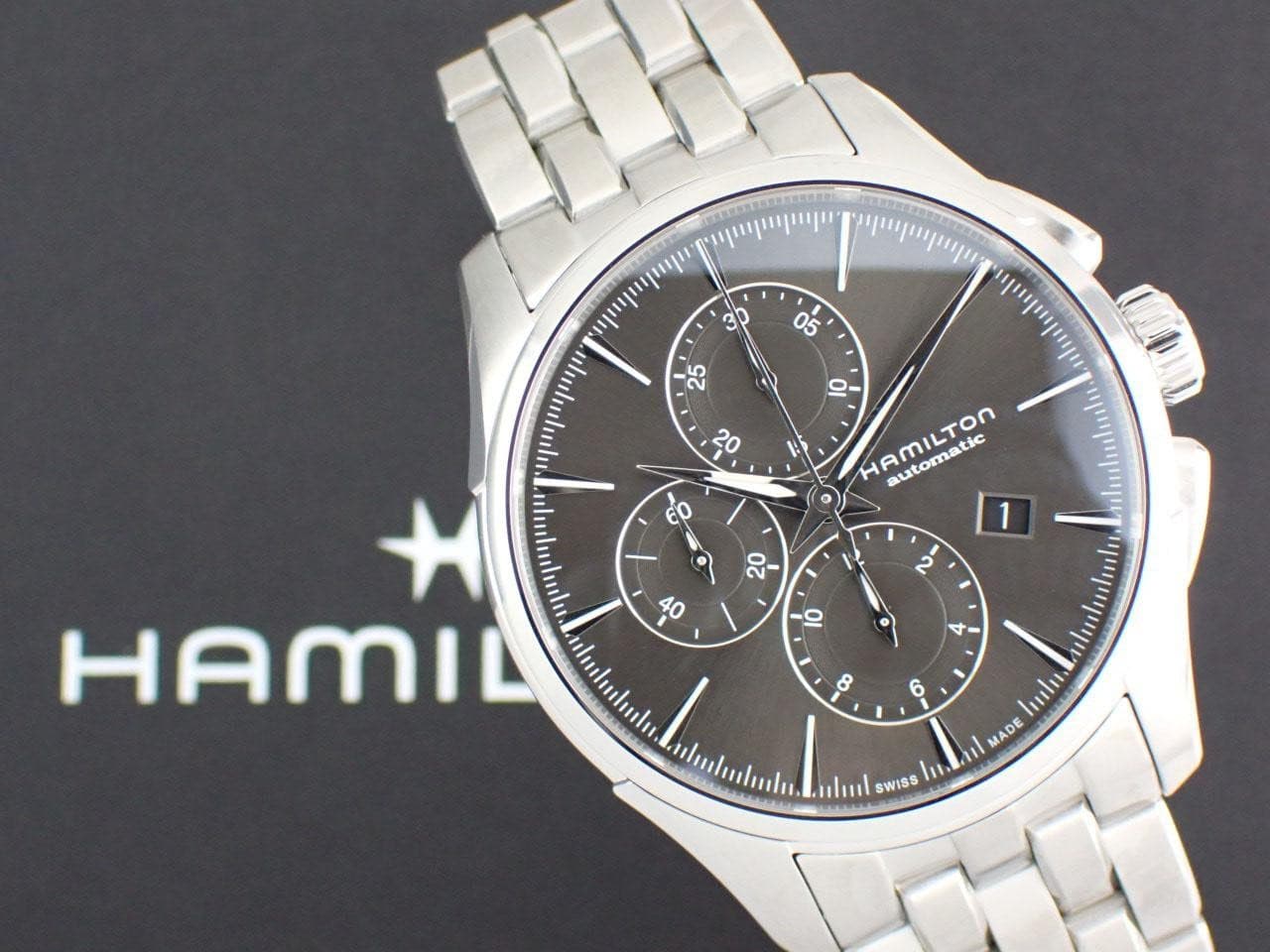 Hamilton Jazzmaster Auto Chrono H32586181 Used Swiss Gray Watch