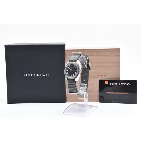 HAMILTON Khaki H76419931 Quartz Analog Watch Running Checked Men's Field Style