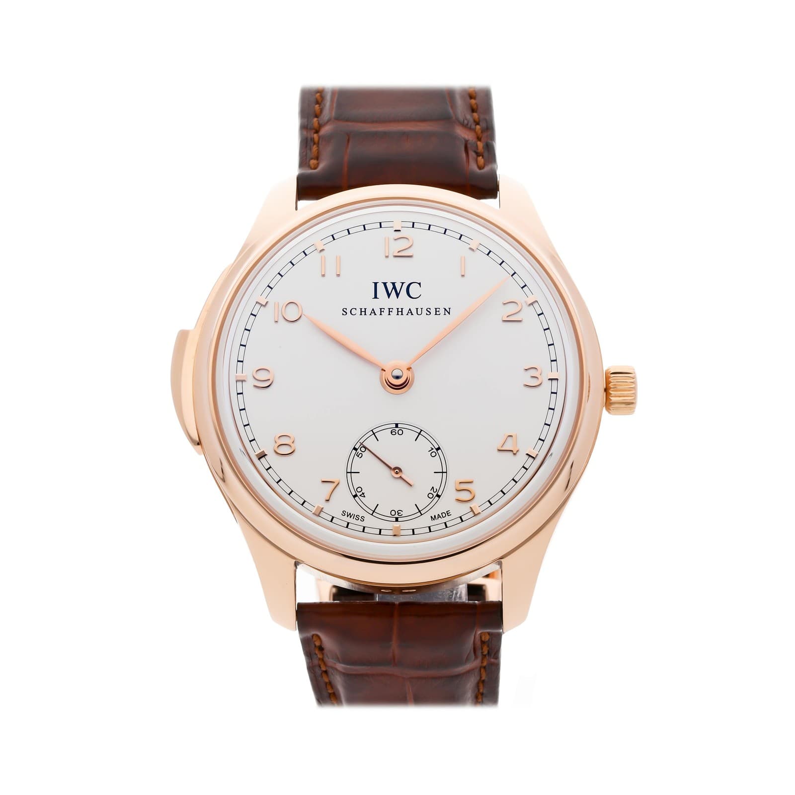 IWC Portugieser Minute Repeater Rose Gold Manual 44mm Strap Watch IW5449-05