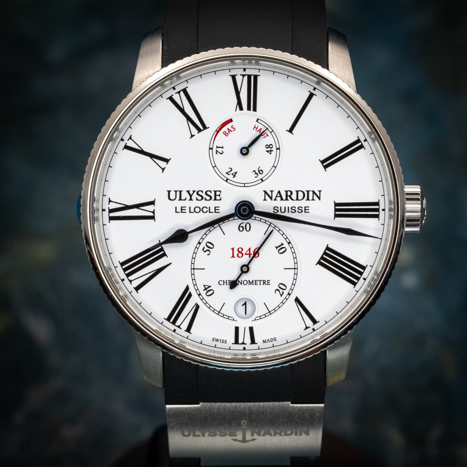 Ulysse Nardin Marine White Dial Men's Watch - 1183-310/40 Slider In Stock