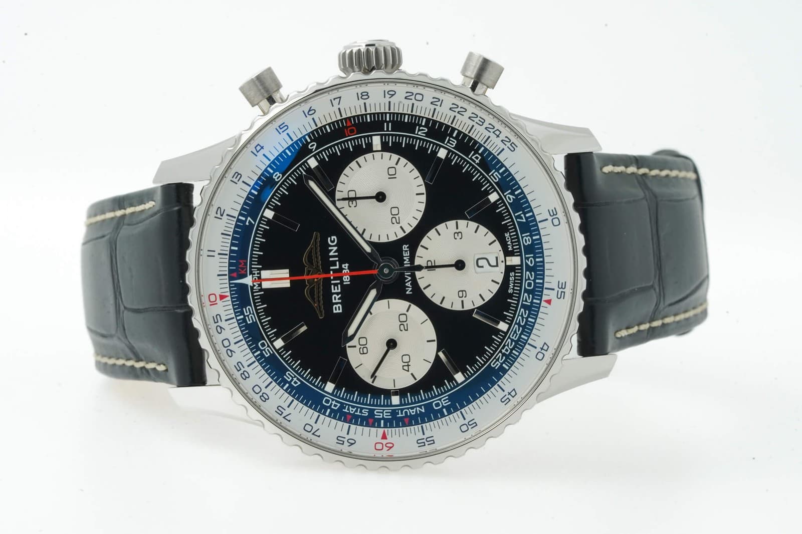 Breitling Navitimer B01 Chronograph AB0138211B1P1 AB0138 43mm Black Dial 09/2...