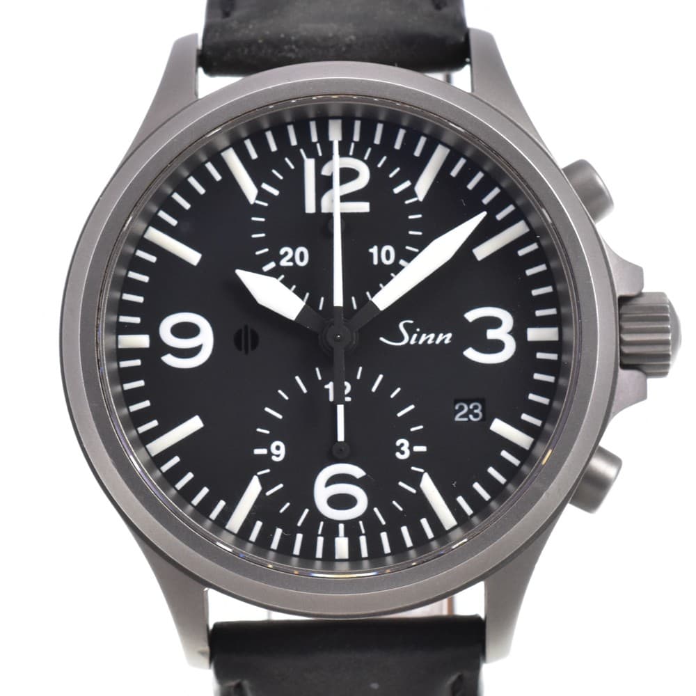discount Sinn 756 Chronograph 200m black Dial Men's Watch G#147470