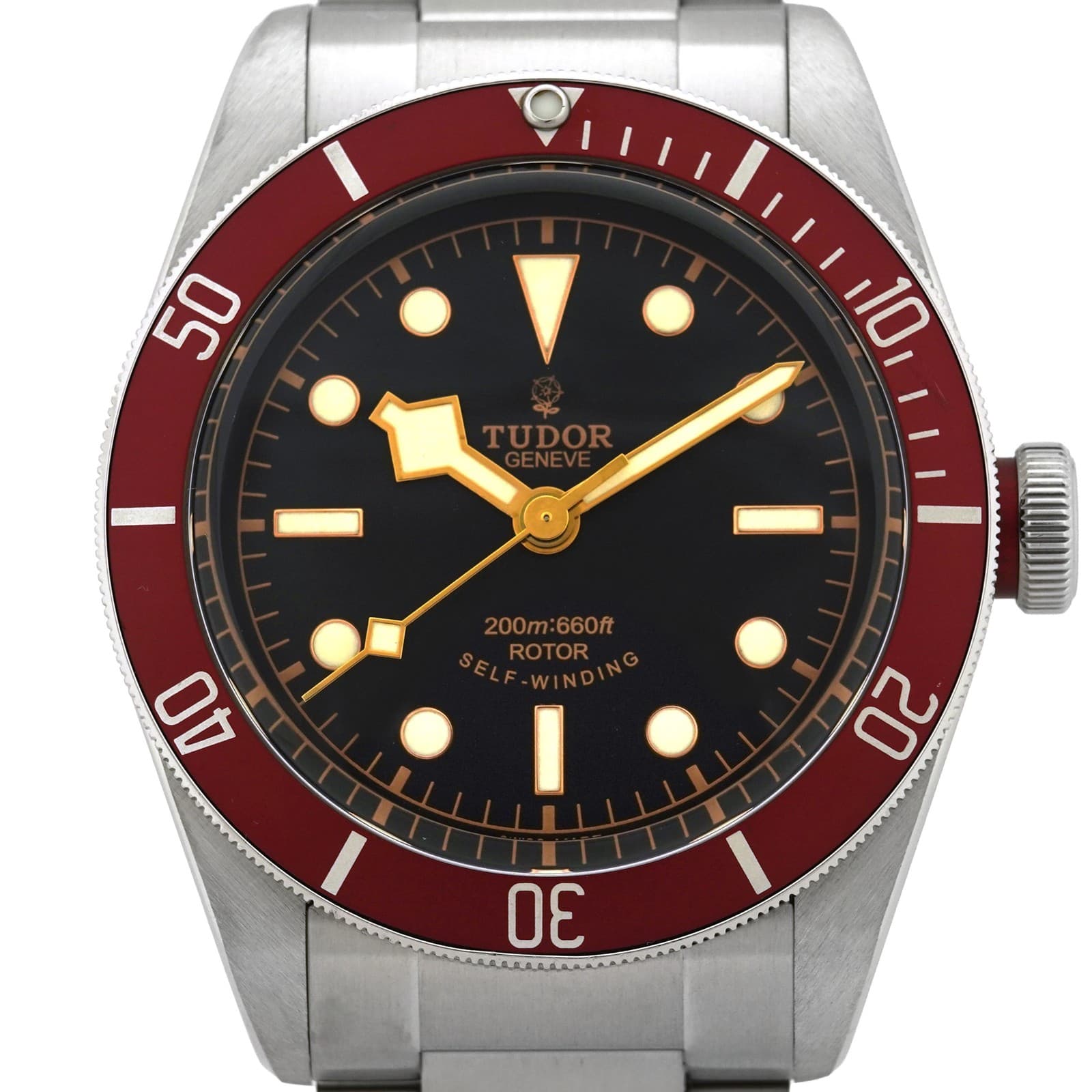 TUDOR Black Bay Heritage 79220R Automatic Black Dial Men Warranty