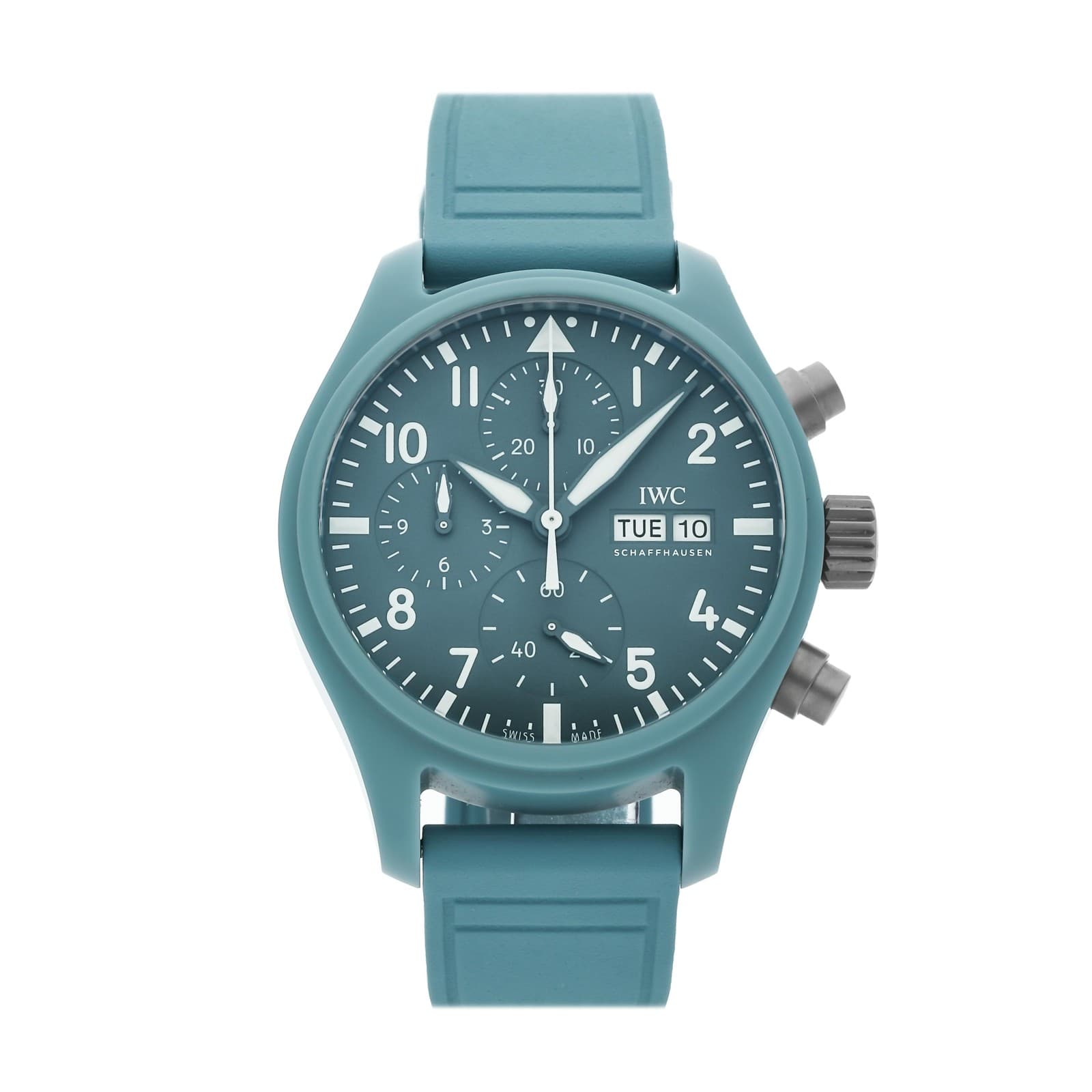 IWC Pilot's Watch Chronograph TOP GUN Miramar Blue Ceramic Auto 41mm IW3894-09