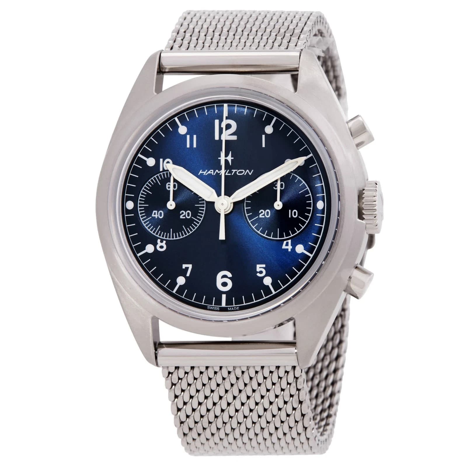 Hamilton Khaki Aviation Pilot Pioneer Chronograph Hand Wind Men's Watch