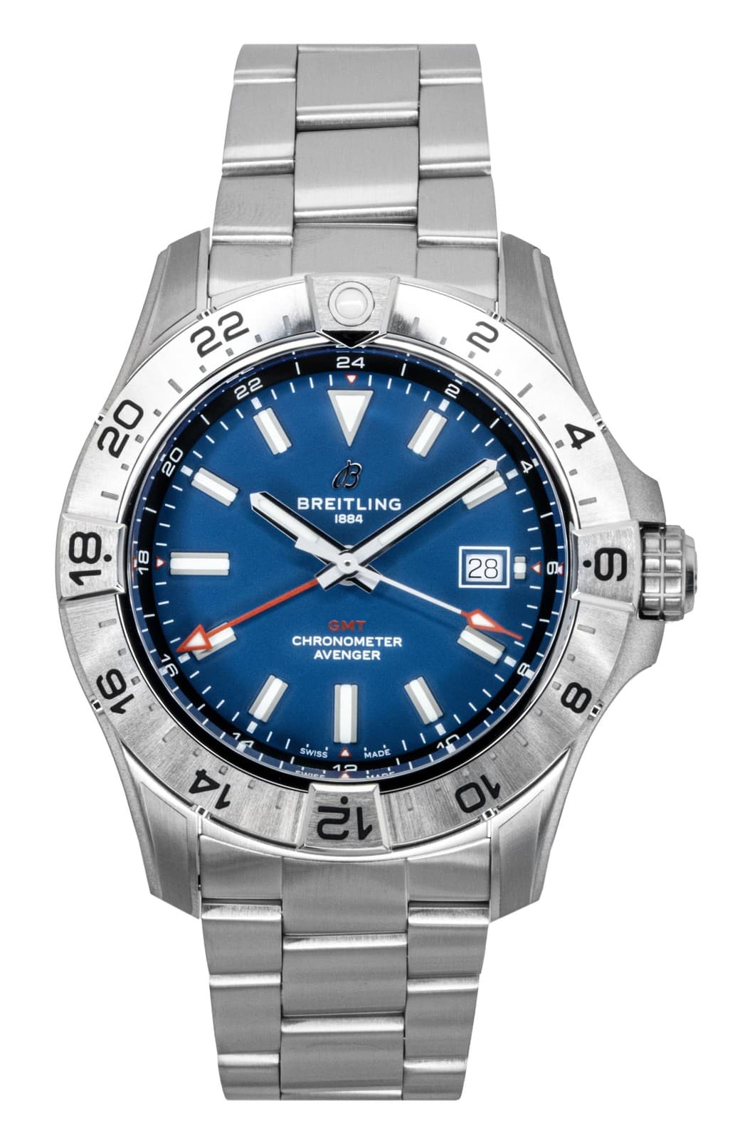 Breitling Avenger GMT Blue Dial Diver's A32320101C1A1 Men's Watch