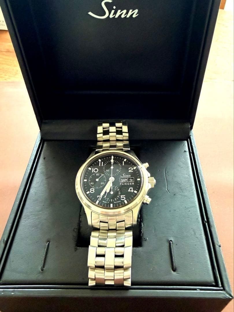 Sinn 358SA Flieger Pilot Watch 42mm See-Through Back Used