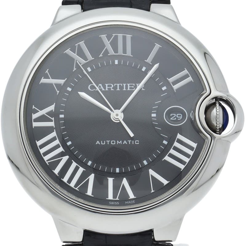 Cartier Ballon Bleu 42mm WSBB0003 Stainless Steel Black Dial Automatic #LPW682