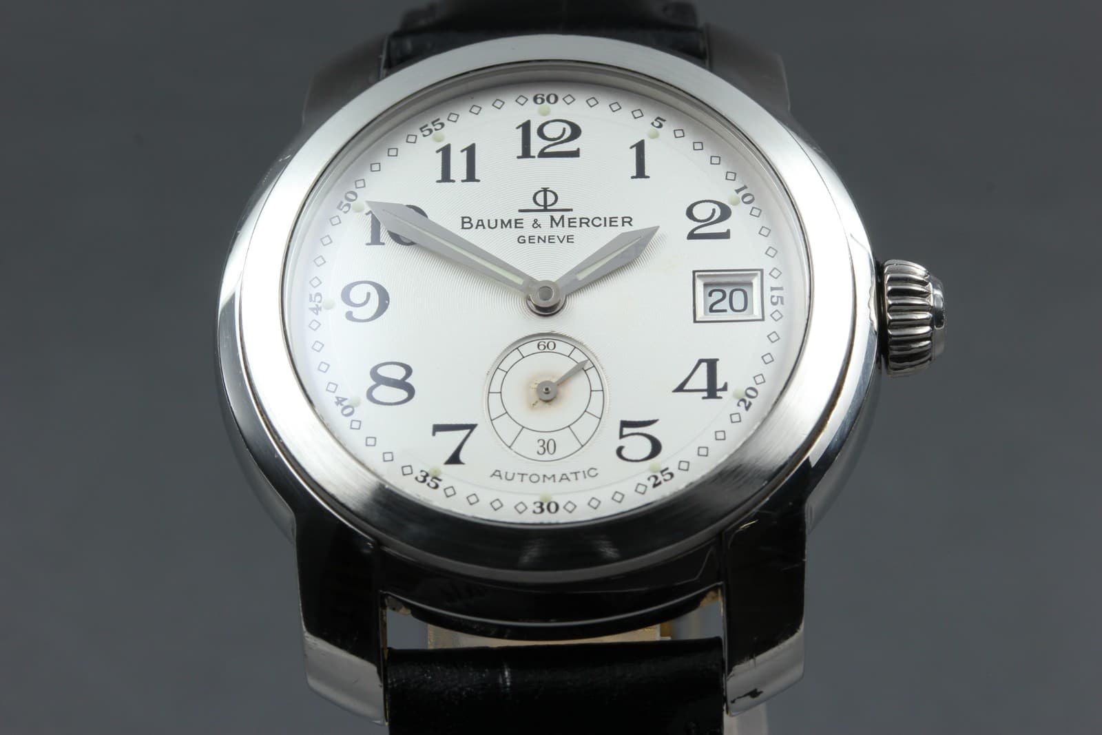 Baume & Mercier MV045221 White Dial Men's Automatic Watch [Near MINT Box Paper]