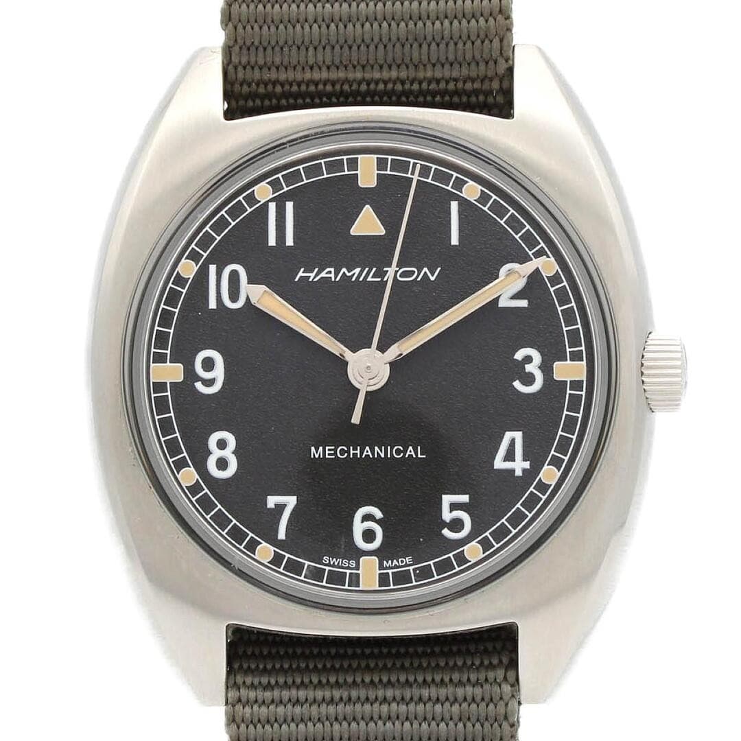 Hamilton Khaki Pilot Pioneer Mechanical H764190 H76419931 SS Hand wound