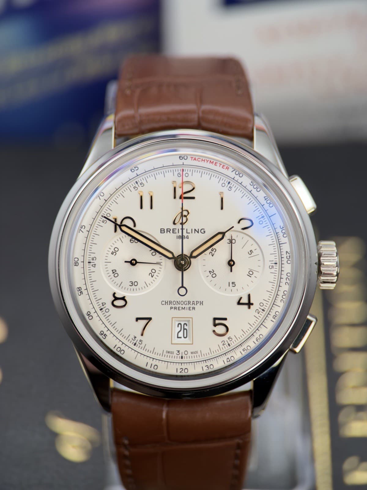 Breitling Premier B01 Chronograph | Cream Dial | AB0145211G1P2 | 42mm