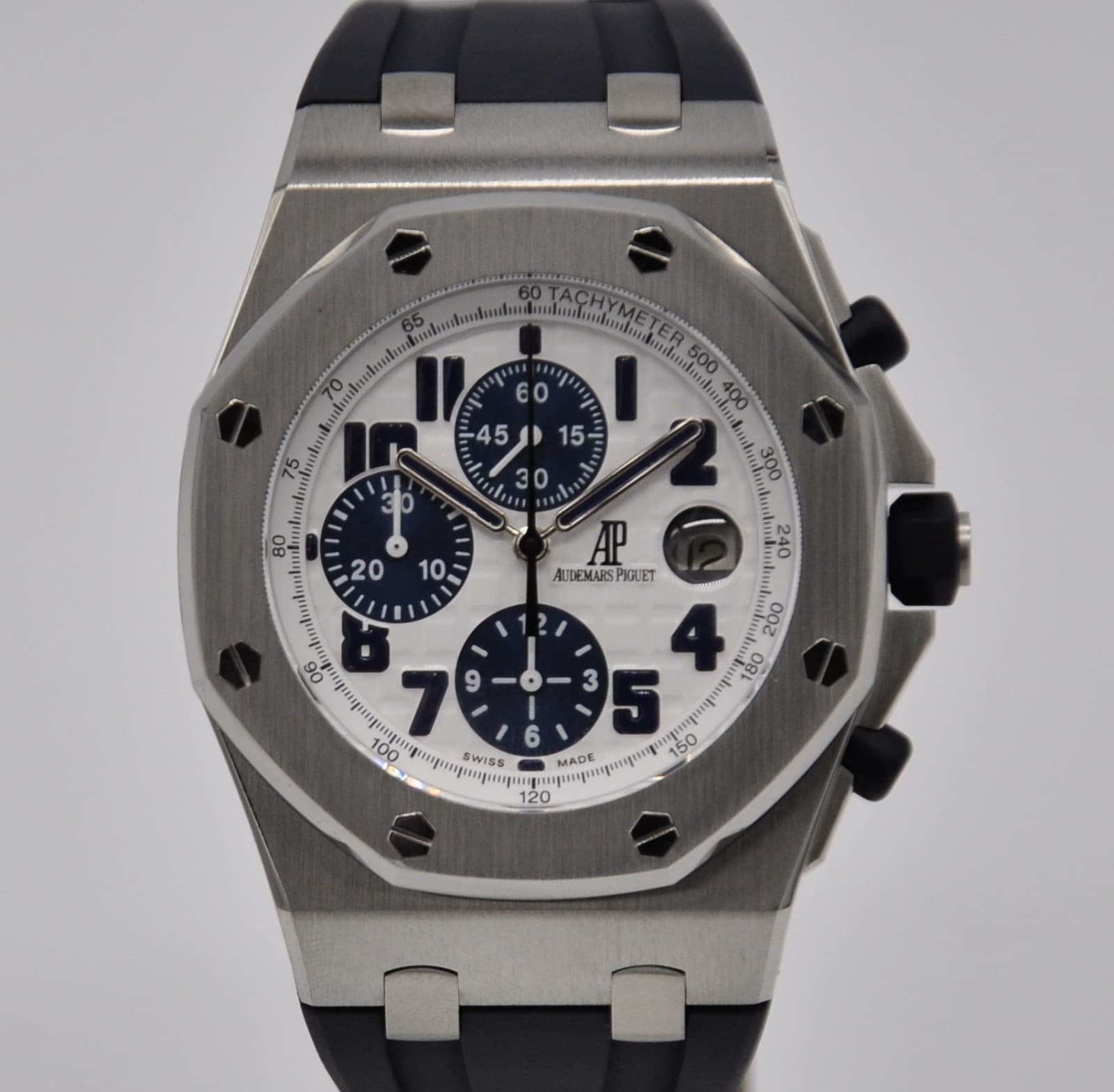 Audemars Piguet Royal Oak Offshore Chrono Navy White Blue 26170ST.OO.D305CR.01