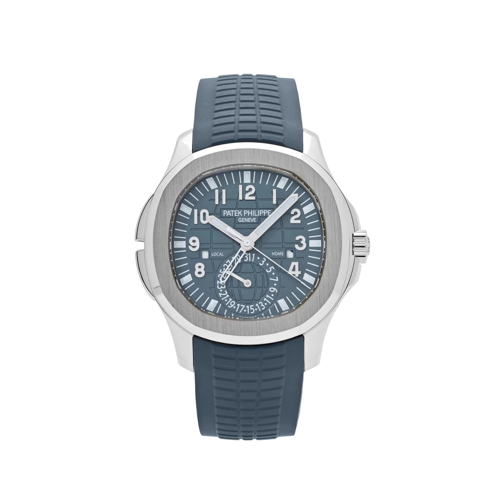 Patek Philippe Aquanaut 5164G-001 'Travel Time' White Gold Blue-Gray Dial (2026)
