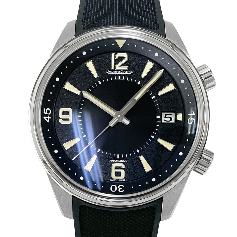 JAEGER LECOULTRE Polaris Date Q9068670 842.8.37 Steel Automatic Men's Watch