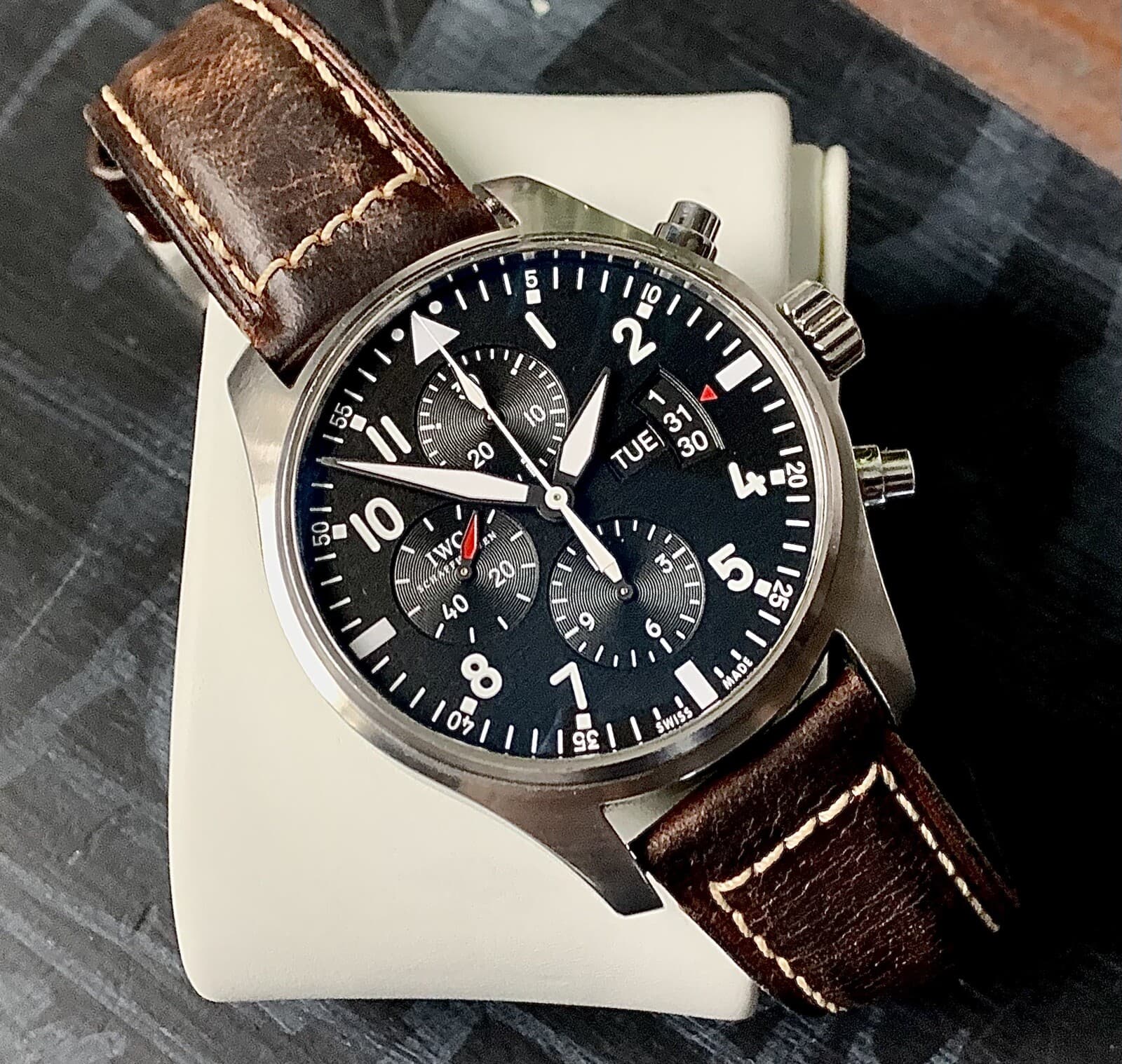 BREATHTAKING!!! IWC Pilot Chronograph IW3777