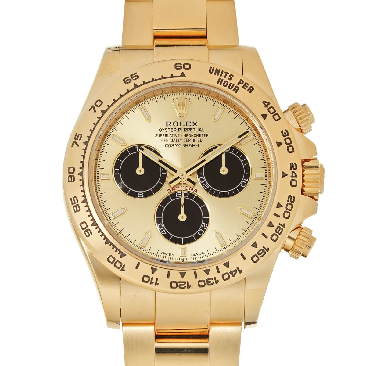 ROLEX Cosmograph Daytona 126508 gold/Bright black WATCH 729913