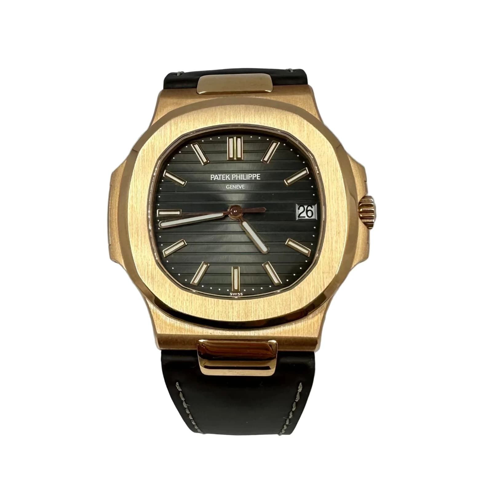 Patek Philippe Nautilus 40mm Brown Dial 18K Rose Gold Men's Watch, 5711R-001