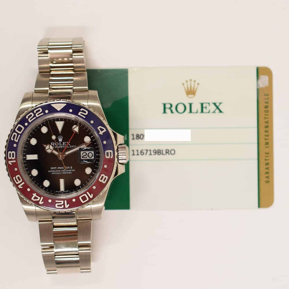 2017 Rolex GMT-Master II, 116719BLRO, 40mm, Black Dial, Oyster Bracelet, Box ...
