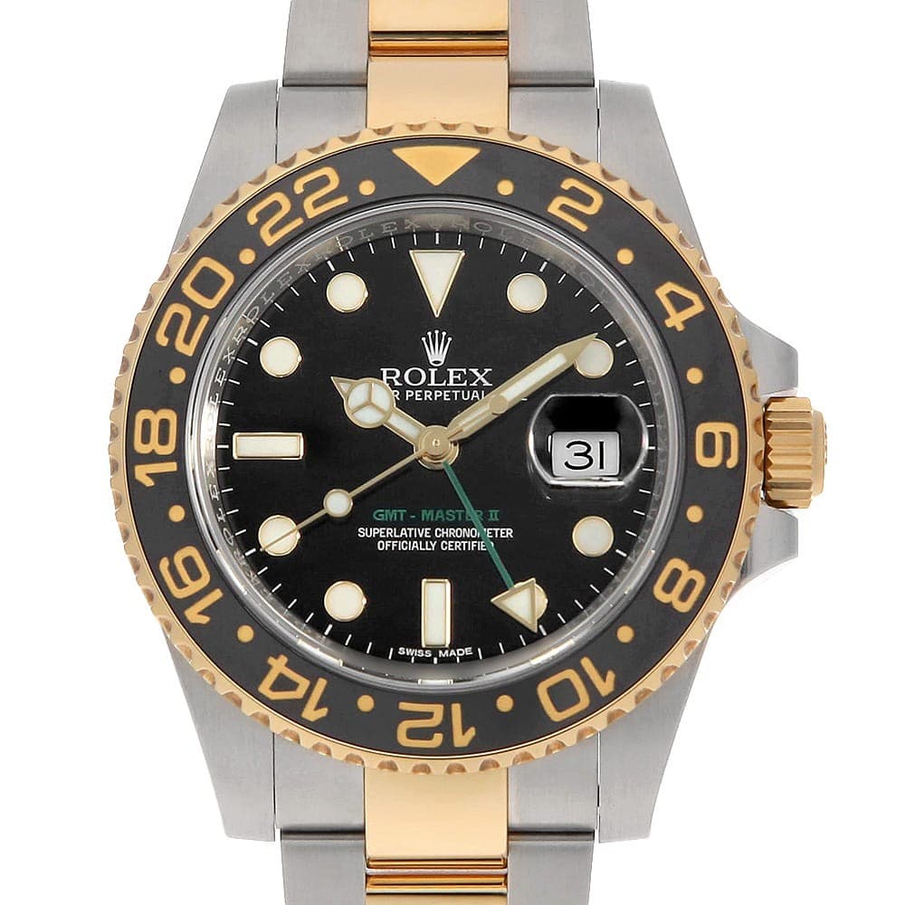 ROLEX GMT Master II 116713LN black Random Number second hand mens