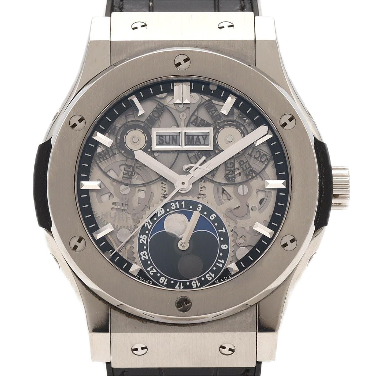 Authentic [Unserviced - Value Price] Hublot Classic Fusion Aerofusion Moonph...