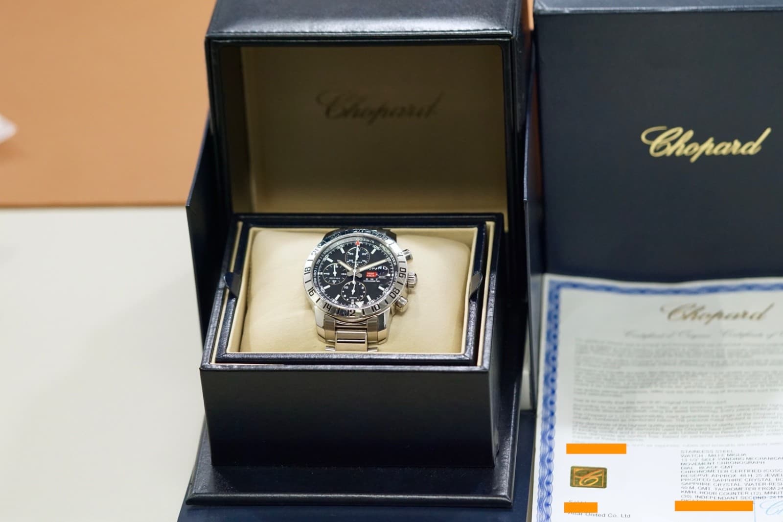 Chopard Mille Miglia GMT Chronograph Watch 158992-3001 - Collected £4000