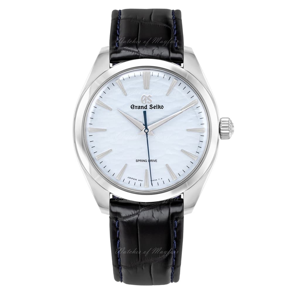 Grand Seiko Elegance Spring Drive Manual Wind Omiwatari 38.5 mm SBGY007 watch
