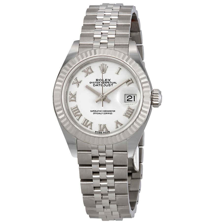 Rolex Lady-Datejust White Dial Automatic Ladies Jubilee Watch 279174WRJ