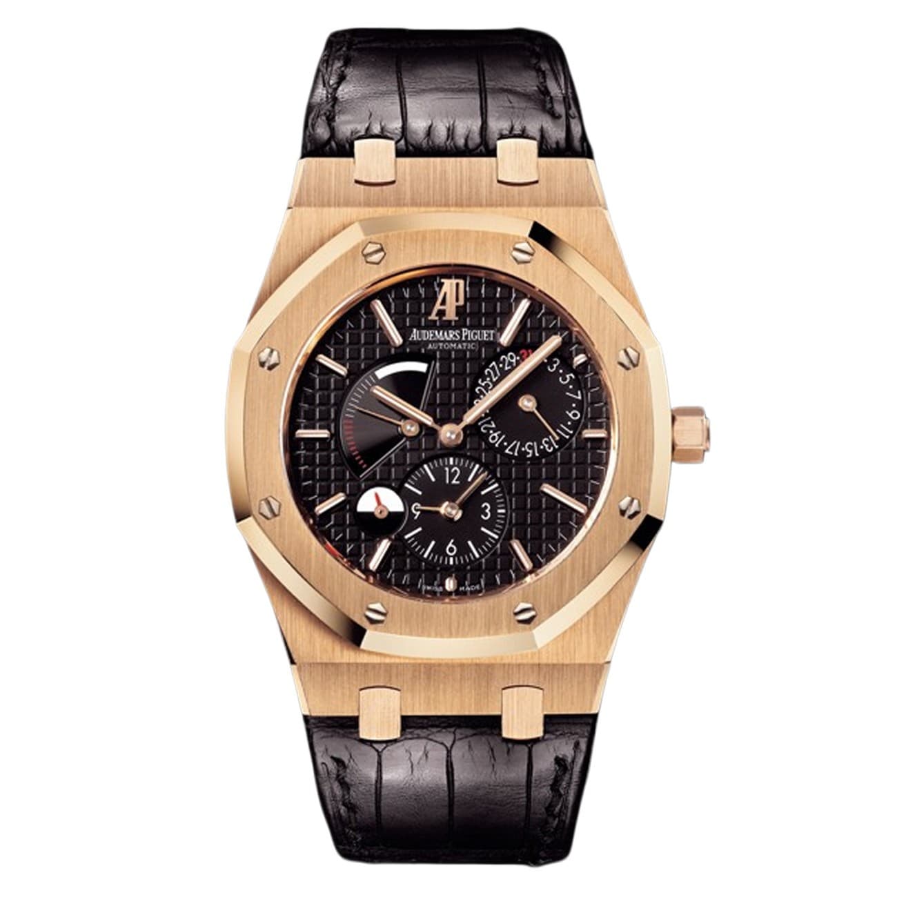 Audemars Piguet Royal Oak 26120OR.OO.D002CR.01 Royal Oak Dual Time 39mm Rose ...