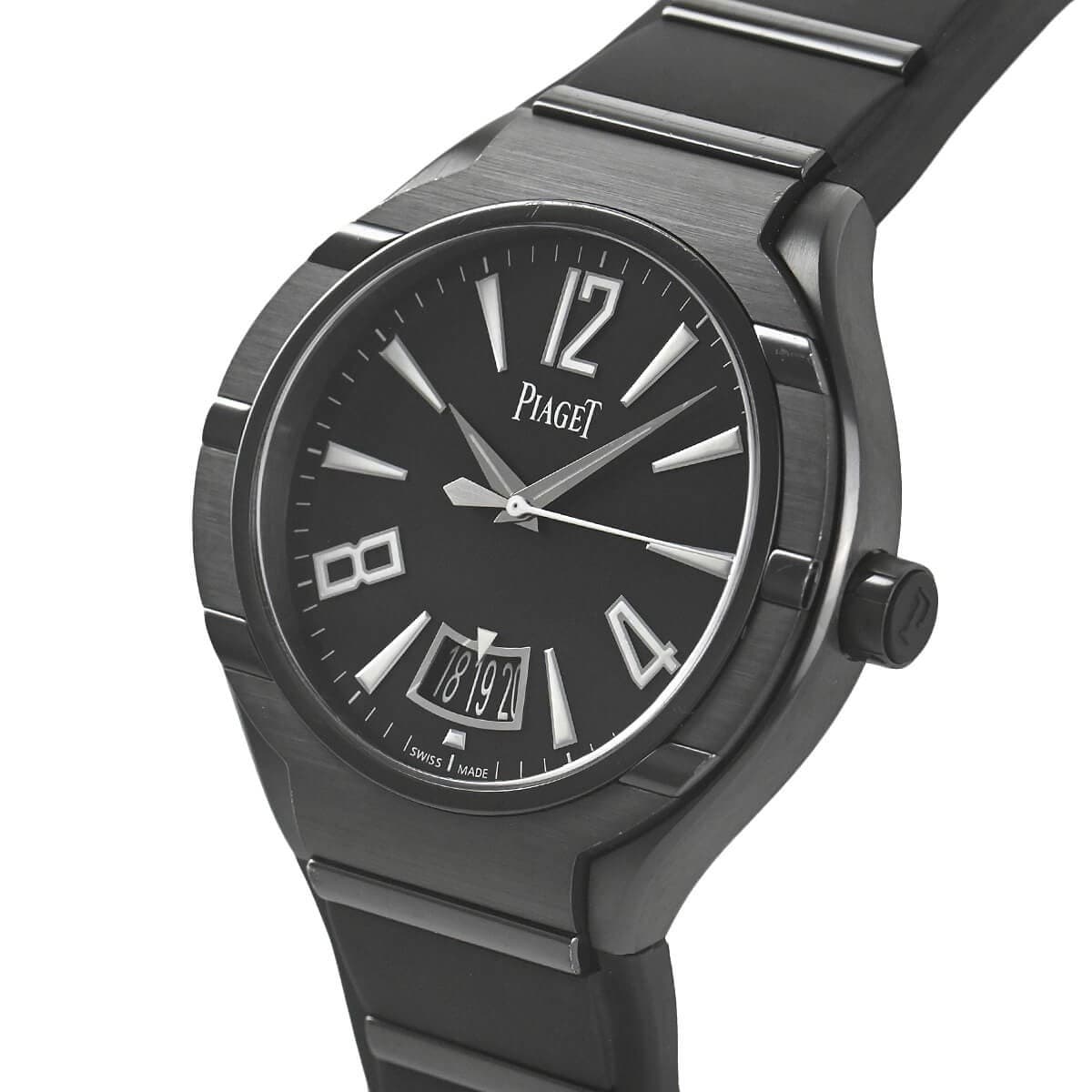 Piaget Polo FortyFive Automatic Watch G0A37003 43mm Date Titanium Skeleton Back