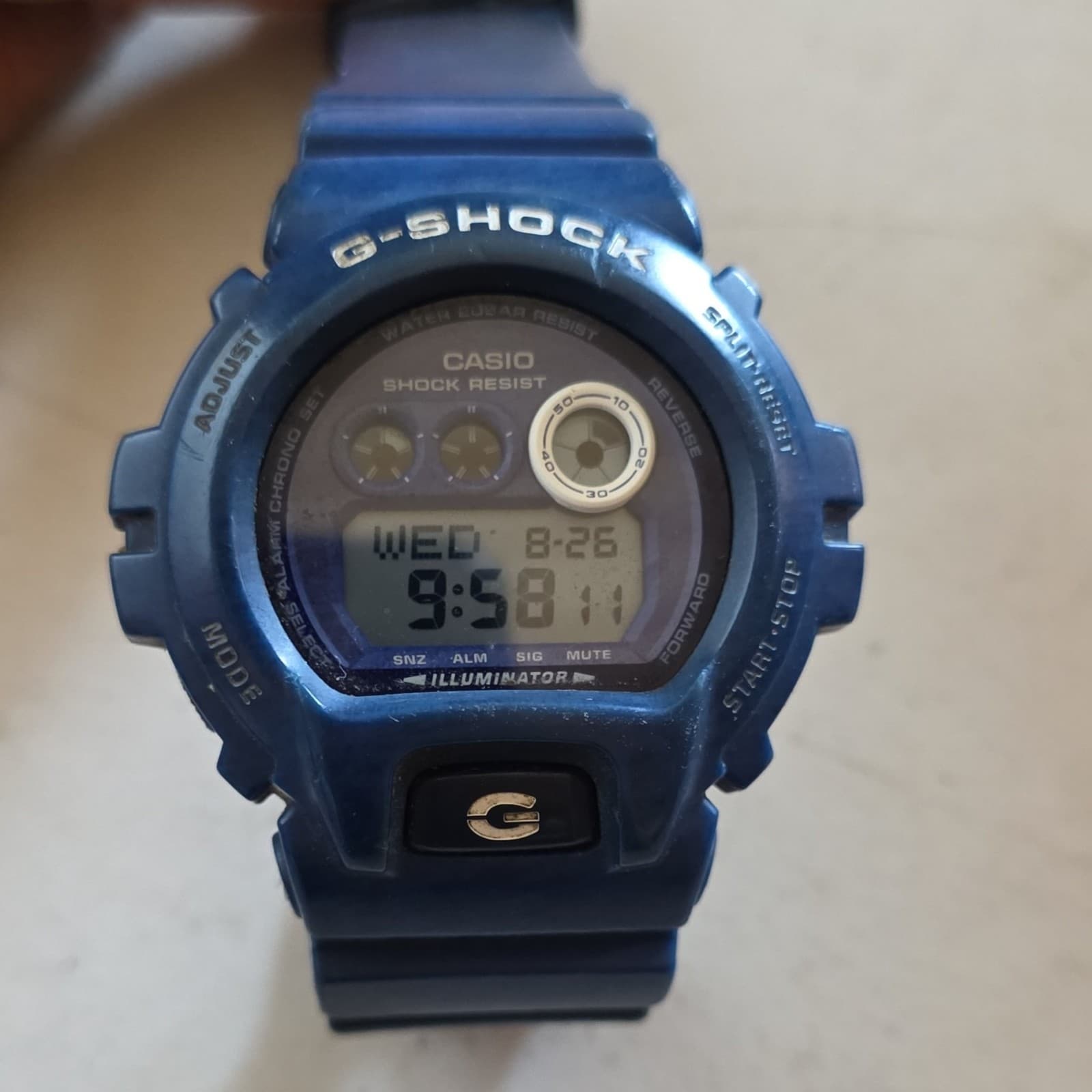 Casio G-Shock GD-X6900HT Digital Quartz Watch Blue Water Resistant Men's
