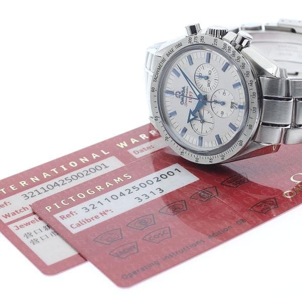 OMEGA SPEEDMASTER BROAD ARROW 1957 321.10.42.50.02.001 42mm SS Silver #C23786