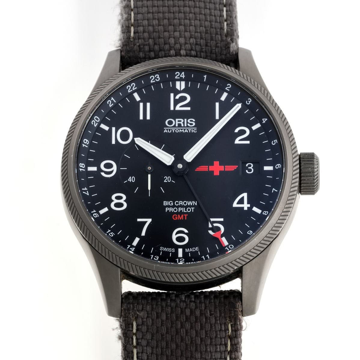 Oris ProPilot GMT Regulator 01 748 7710 4284-SET Stainless Steel PVD #HIW168