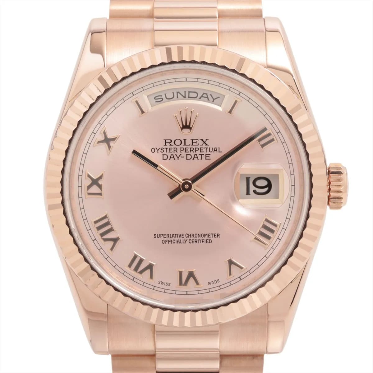 Rolex Day-Date 118235F PG PG AT Pink-Face
